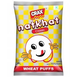 Crax Classic Natkhat Wheat Puff Crisps-82g 