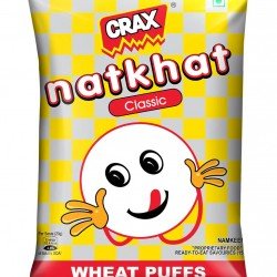 Crax Classic Natkhat Wheat Puff Crisps-82g 