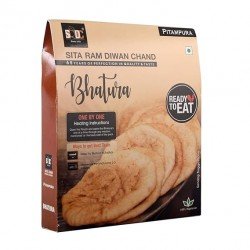 Sita Ram Diwan Chand Ready To Eat Bhature 300g | No Preservatives | No Artificial Flavors | 100% Natural Ingredients & Vegetarian