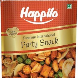 Happilo Party Snack 160g, Peanuts, Green Peas, Broad Beans