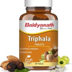 Baidyanath Triphala 60 Tablets (500mg / Per Serving) | Supports Healthy Digestion 
