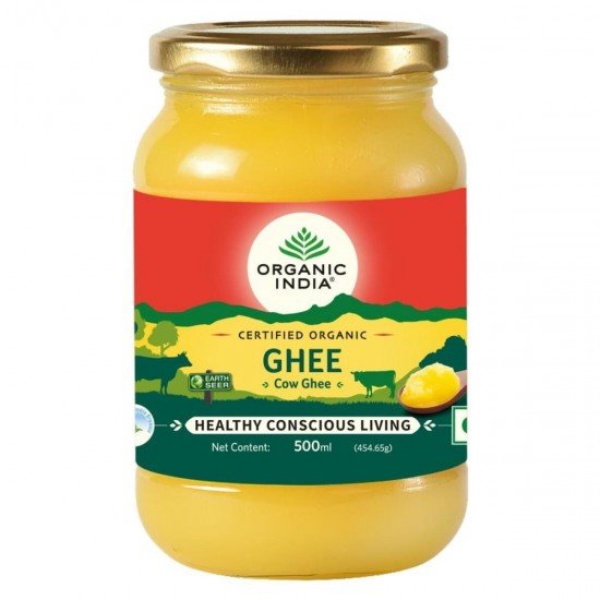 Organic India Cow’s Ghee I Organic, Pure Glass Bottle  (500 ml) 