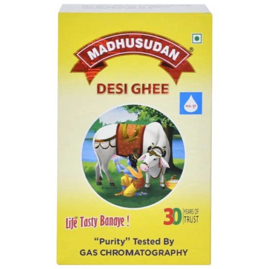 Madhusudan Desi Ghee Carton  (900 ml)