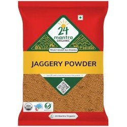 24 Mantra Organic Unbleached Jaggery Powder 1 Kg | Healthy Sugar Substitute