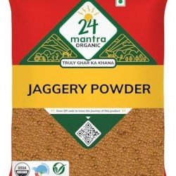 24 Mantra Organic Unbleached Jaggery Powder 1 Kg | Healthy Sugar Substitute