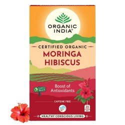 Organic India Moringa Hibiscus 25 Tea bags