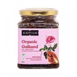 Kapiva Organic Gulkand 300gms (Rose Petal Jam) | 100% Natural