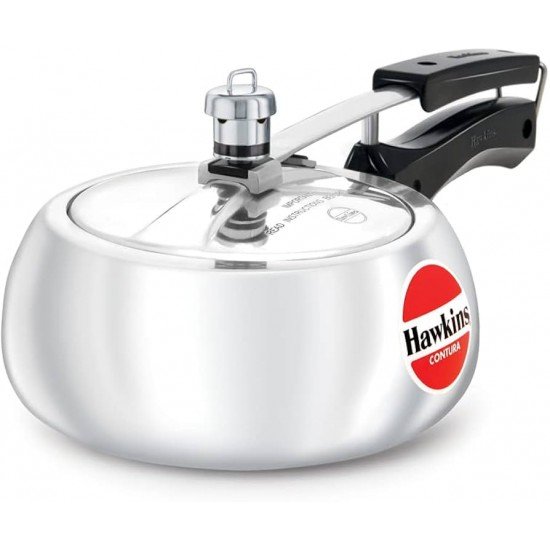 Hawkins Contura (HC20) 2 L Inner Lid Pressure Cooker  (Aluminium)